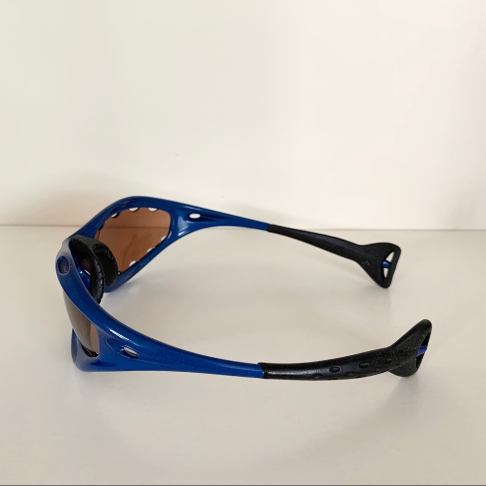 Vintage Oakley OG Pro racing jacket sunglasses in blue - Picture 10 of 16